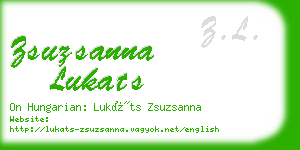 zsuzsanna lukats business card
